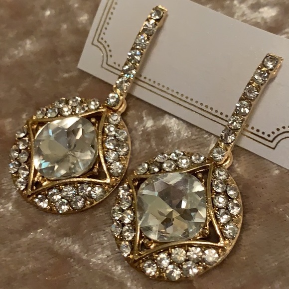 NEW 💗 Gorgeous Bling Crystal Drop Earrings - Picture 8 of 15